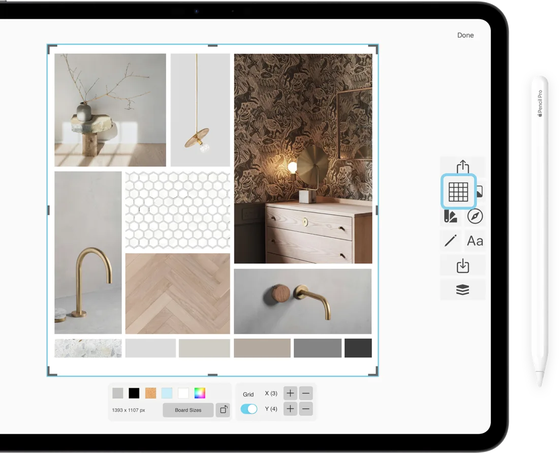 Morpholio Board: Tableros y Cuadrículas Personalizados